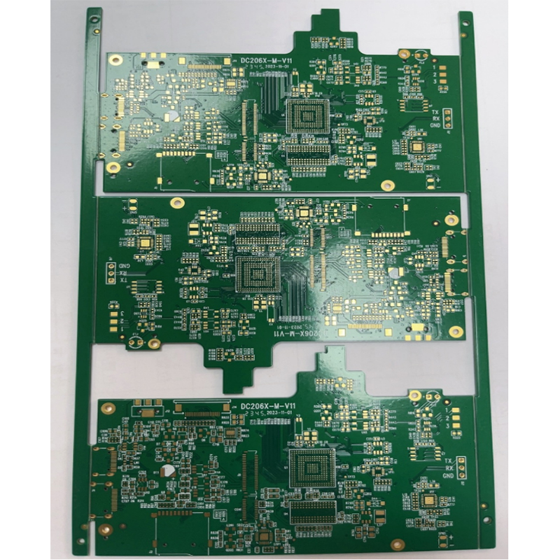 Six layers/electroplated metal board