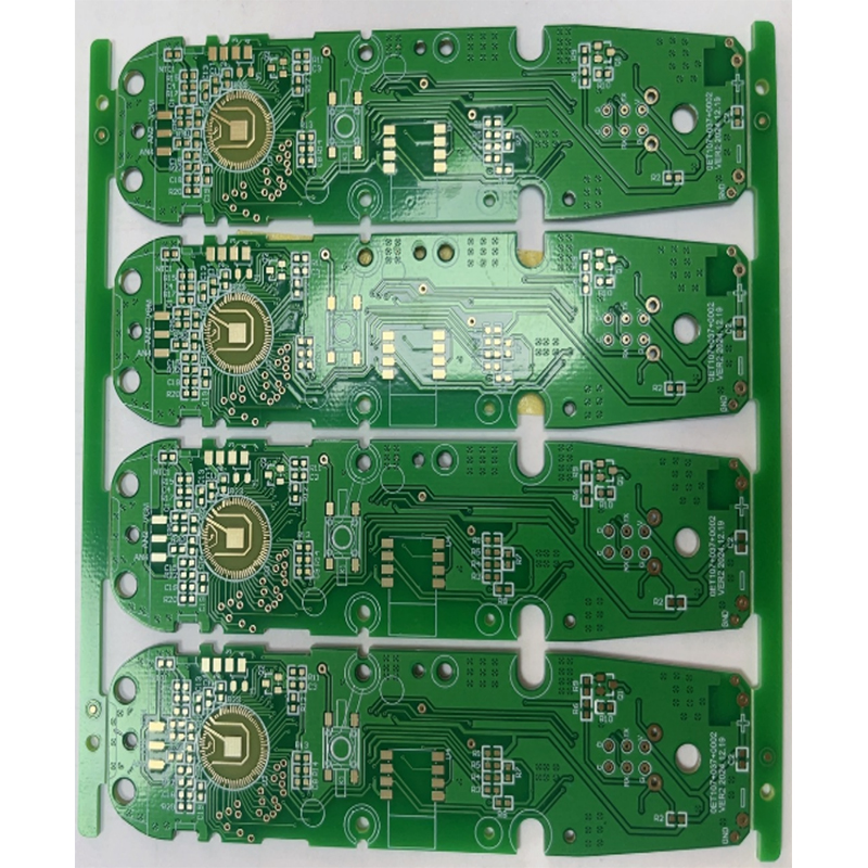 Double-sided/gold-plated plate